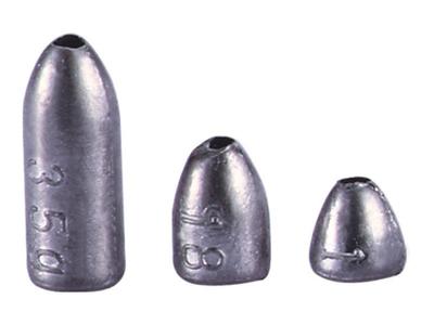 fishing lead Bullet type with a center hole