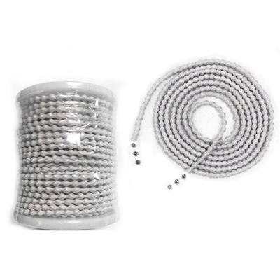 50G/MEter steel shot rope Environmental Protection steel ball braided rope curtain cord